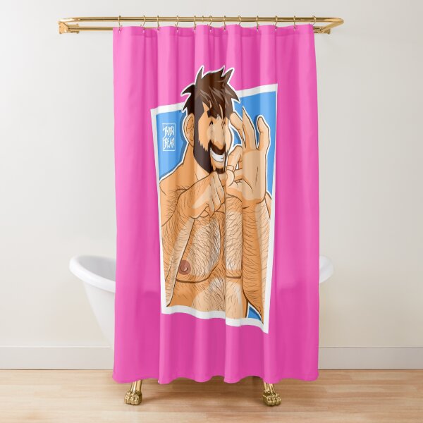 ADAM LIKES NAKED FUN Shower Curtain