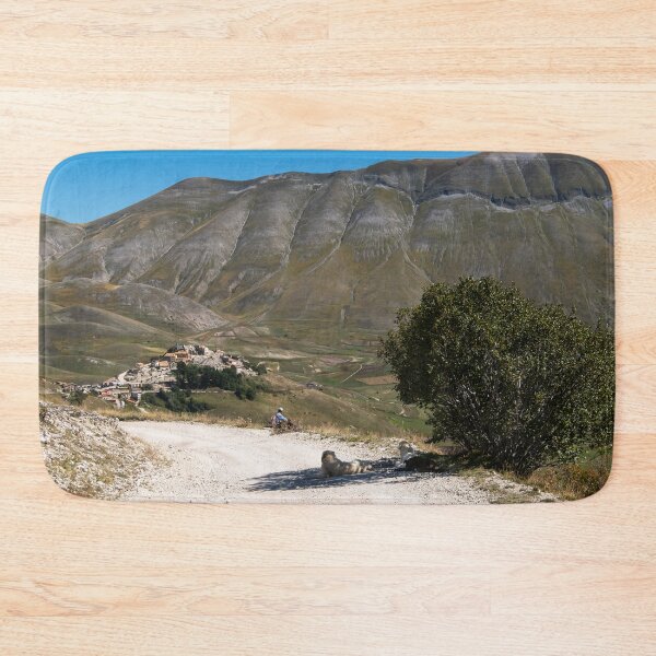 Item preview, a shepherd resting with his dogs, Castelluccio di Norcia, Umbria, Italy designed and sold by AndrewJonesFoto.