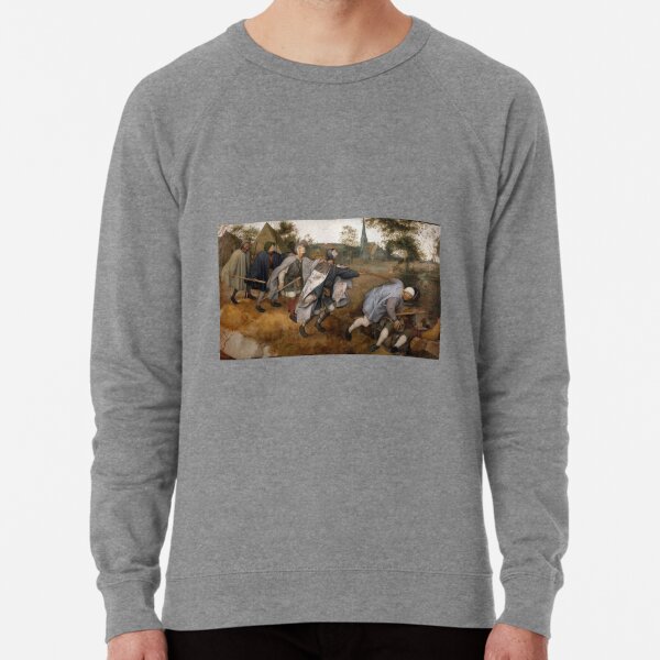 The Blind Leading the Blind, The Parable of the Blind Lightweight Sweatshirt