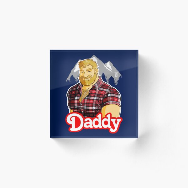 DADDY MIKE LIKES THE MOUNTAIN Acrylic Block