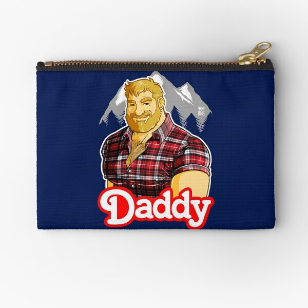 DADDY MIKE LIKES THE MOUNTAIN Zipper Pouch