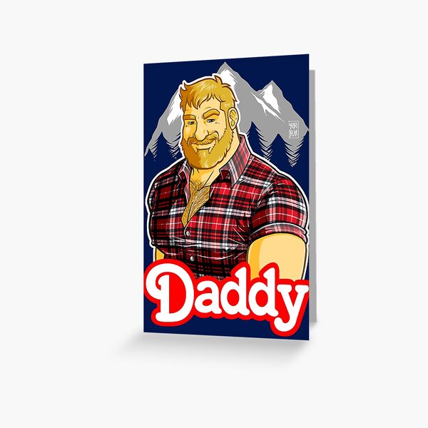 DADDY MIKE LIKES THE MOUNTAIN Greeting Card