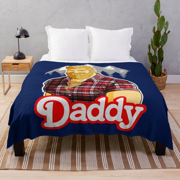 DADDY MIKE LIKES THE MOUNTAIN Throw Blanket