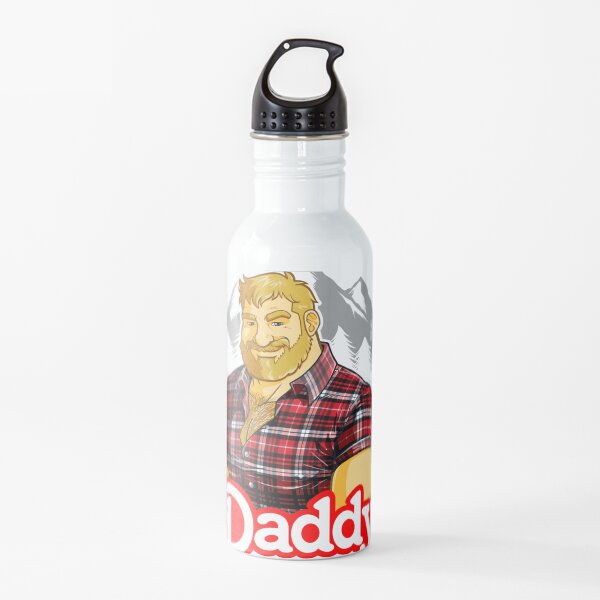 DADDY MIKE LIKES THE MOUNTAIN Water Bottle