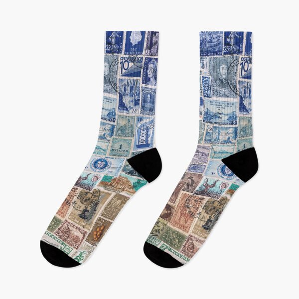 Item preview, Twilight Valley, Postage Stamp Collage designed and sold by tanglecrafts.