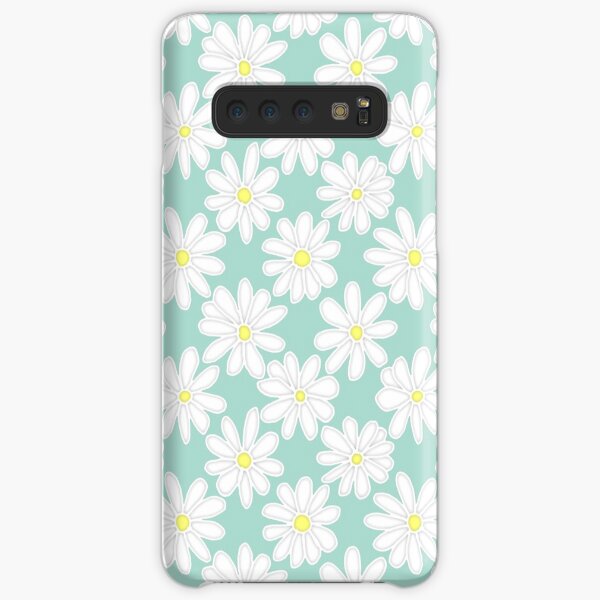 Bright Happy Daisies on Mint Samsung Galaxy Snap Case