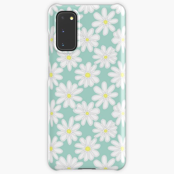 Bright Happy Daisies on Mint Samsung Galaxy Snap Case