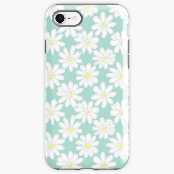 Bright Happy Daisies on Mint iPhone Tough Case