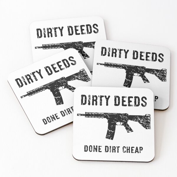 Item preview, Dirty Deeds Done Dirt Cheap (Heavy Metal / Hard Rock / Black) designed and sold by MrFaulbaum.