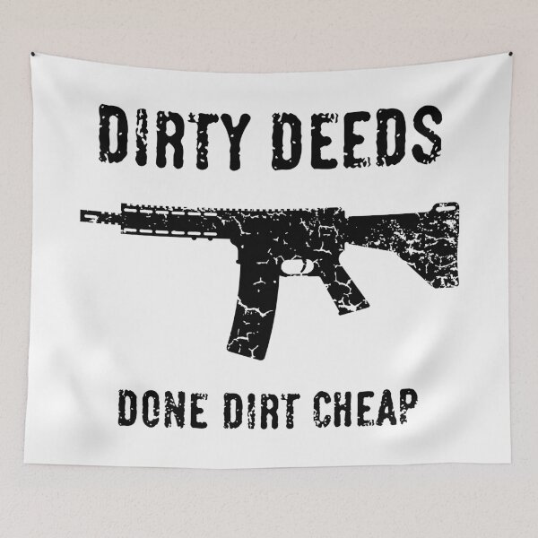 Item preview, Dirty Deeds Done Dirt Cheap (Heavy Metal / Hard Rock / Black) designed and sold by MrFaulbaum.