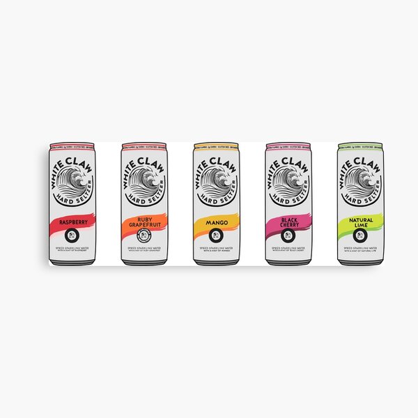 white claw life (variety pack) Canvas Print