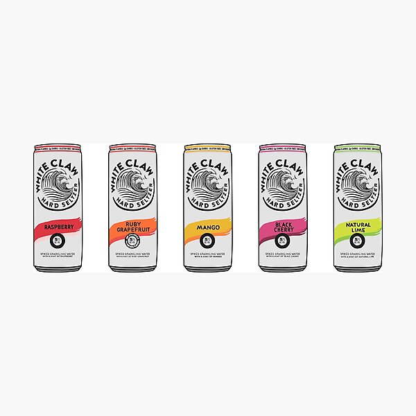 white claw life (variety pack) Photographic Print