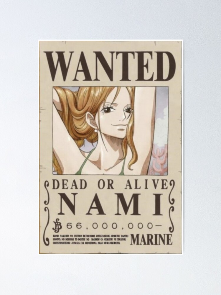 Featured image of post Wanted Poster One Piece Nami - We have 57+ amazing background pictures carefully picked by our community.