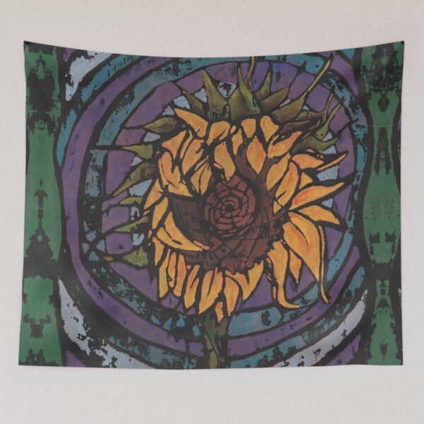 Item preview, Batik Sunflower designed and sold by Moti Black.