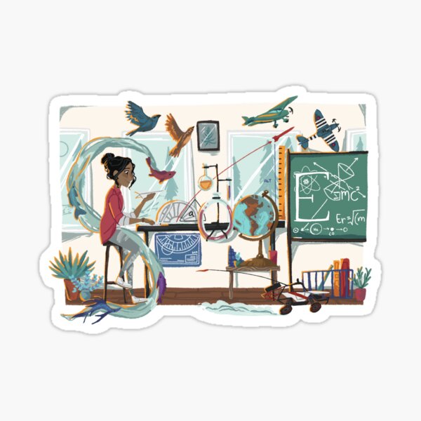 Google Doodle - STEM logo Sticker