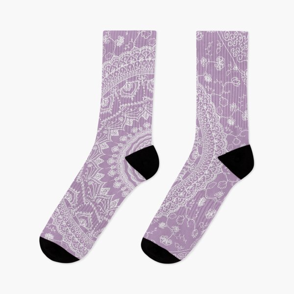 Item preview, Secret garden mandala in pale lavender designed and sold by Maria  Singh.