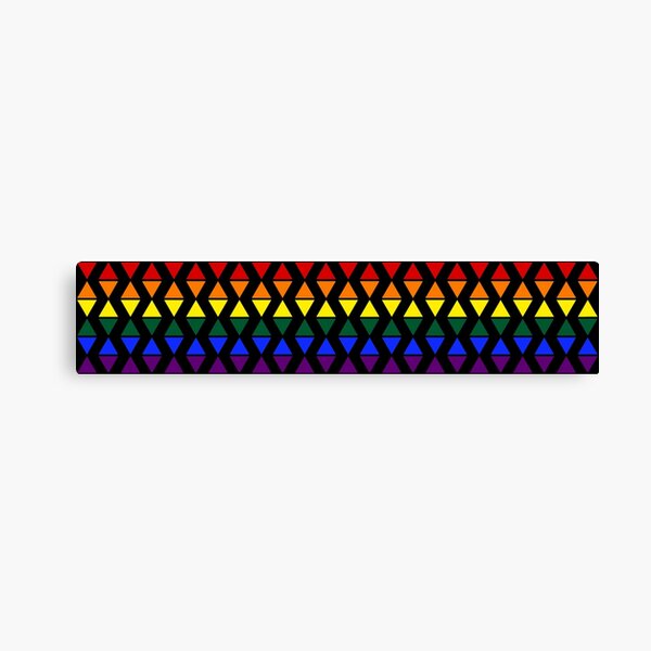 Band of Pride Triangles Canvas Print
