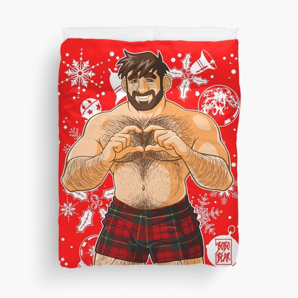 ADAM I LOVE YOU - WHITE XMAS Duvet Cover