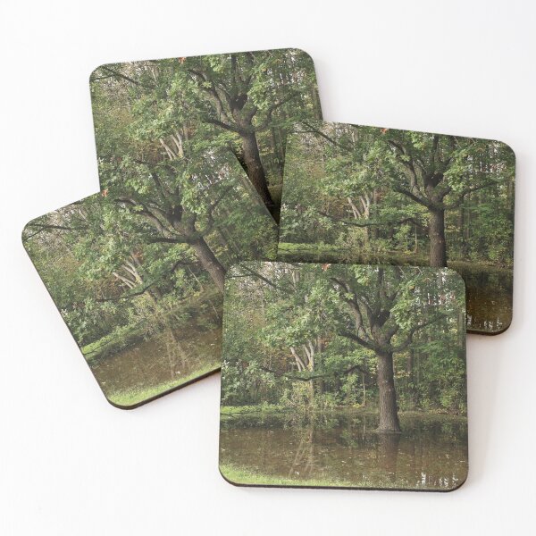 Item preview, oak tree reflected in the water designed and sold by mrivserg.