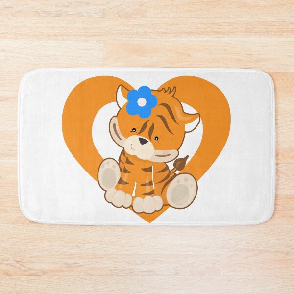 Item preview, Cute Tiger Cub Heart designed and sold by eternallygifted.