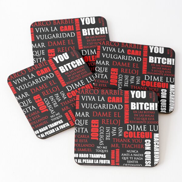 Item preview, Phrases of Elite characters (Narco-barbie, Miss Palestine, Dime Lu and +) designed and sold by brenduzca.