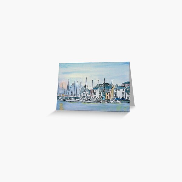 A Postcard from Weymouth Harbour Greeting Card