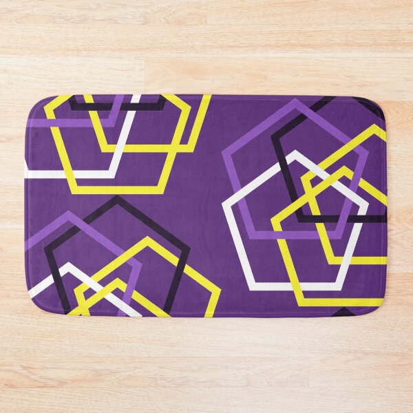Item preview, Nonbinary Pride Interlocked Pentagons Design designed and sold by Vernen Ink.