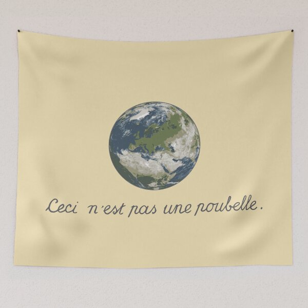 Item preview, Ceci n'est pas une poubelle. designed and sold by Art by s2ray.
