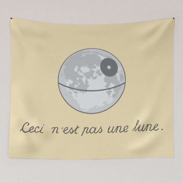 Item preview, Ceci n'est pas une lune. designed and sold by Art by s2ray.