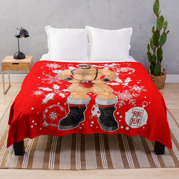 ADAM LIKES SANTA Throw Blanket