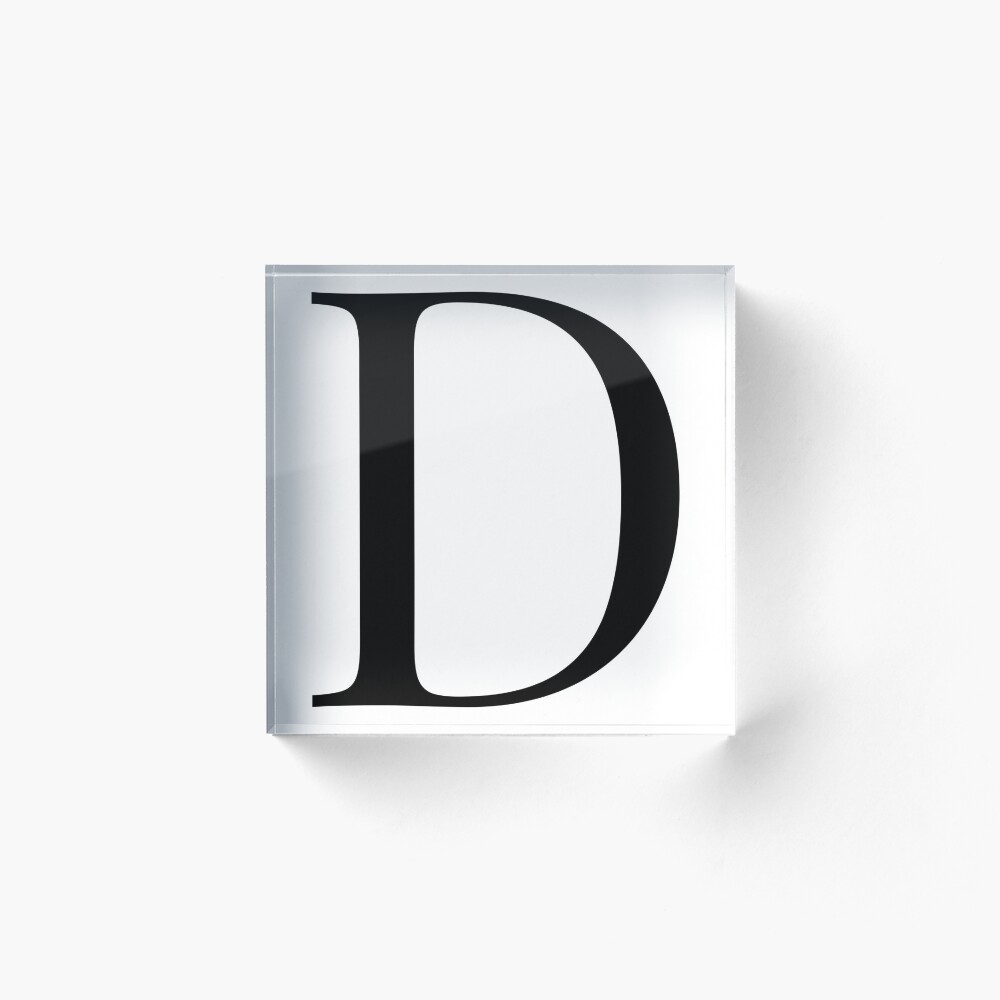 Letter D
