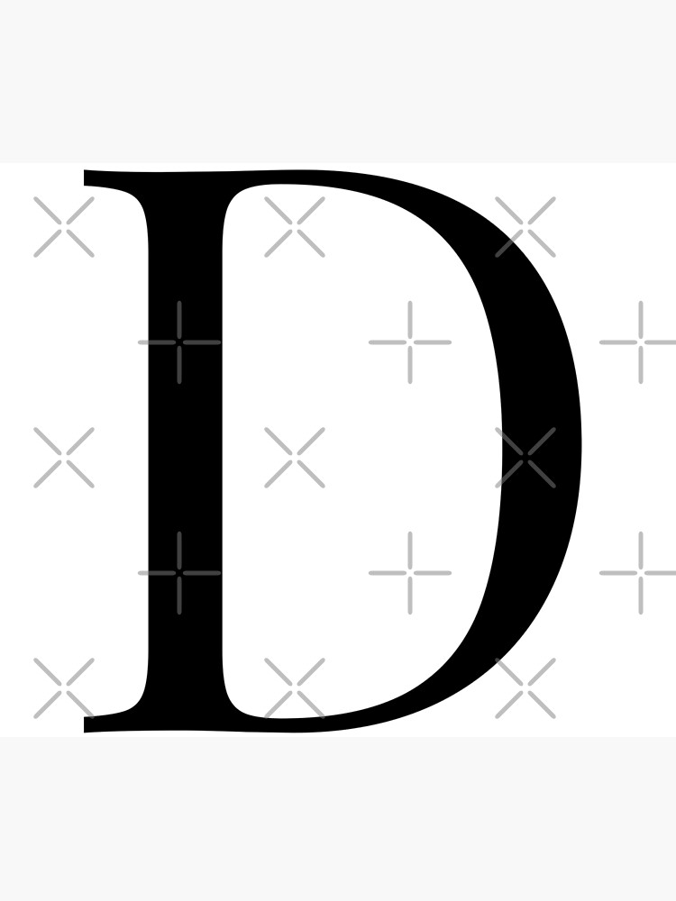 Letter D Metal Print for Sale by MKCoolDesigns MK | Redbubble