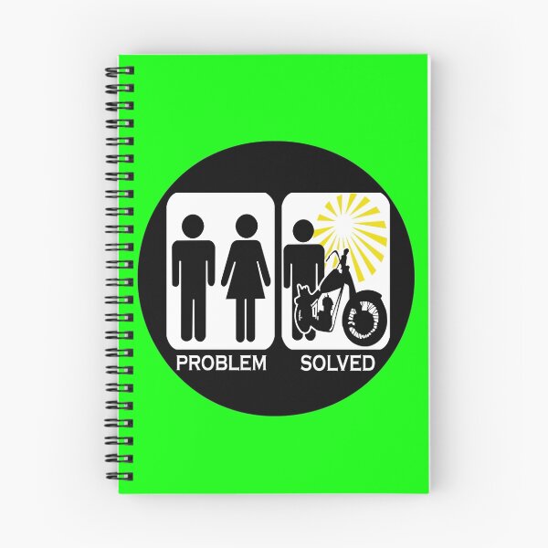 Item preview, Motorbike problem solved copy geek funny nerd designed and sold by jekonu.