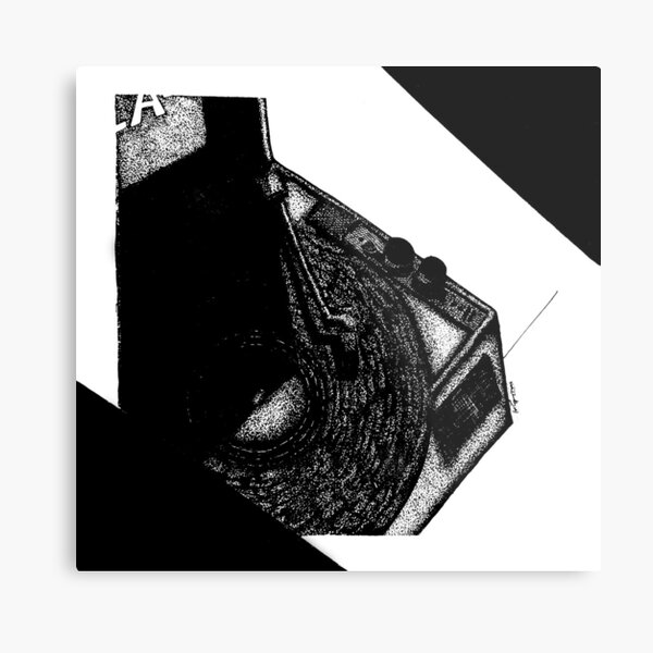 Vinyl Metal Print