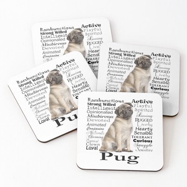 Item preview, Pug Traits designed and sold by DogLove.
