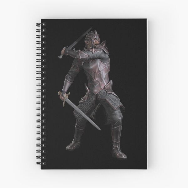 Item preview, Dark Fantasy Knight with Two Swords designed and sold by algoldesigns.