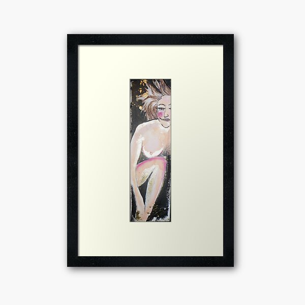 Golden Nude 1 Framed Art Print