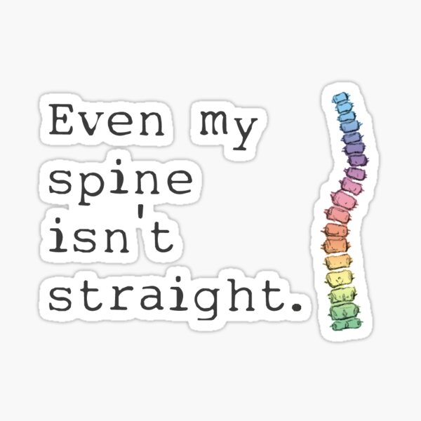 Item preview, Even My Spine Isn't Straight designed and sold by brainbag.