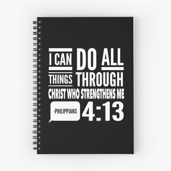 Item preview, Philippians Quote Bible Verse Do All Things Through Christ designed and sold by CreatedByHeidi.