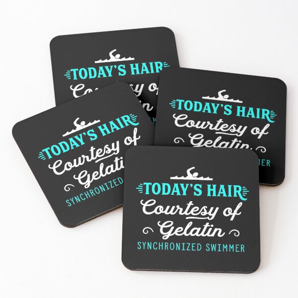 Item preview, Synchronized Swimming Quote Gelatin Hair Funny Swim Team  designed and sold by CreatedByHeidi.