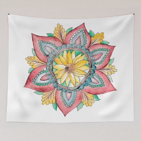Item preview, Sunflower Mandala designed and sold by Emaginations.