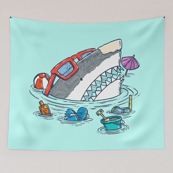 Item preview, Beach Party Shark designed and sold by nickv47.