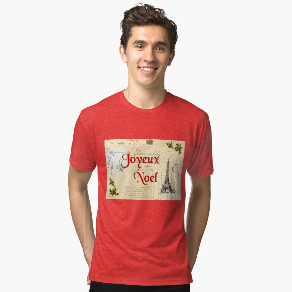 Paris Joyeux Noel Christmas Vintage Tissue Paper, Zazzle