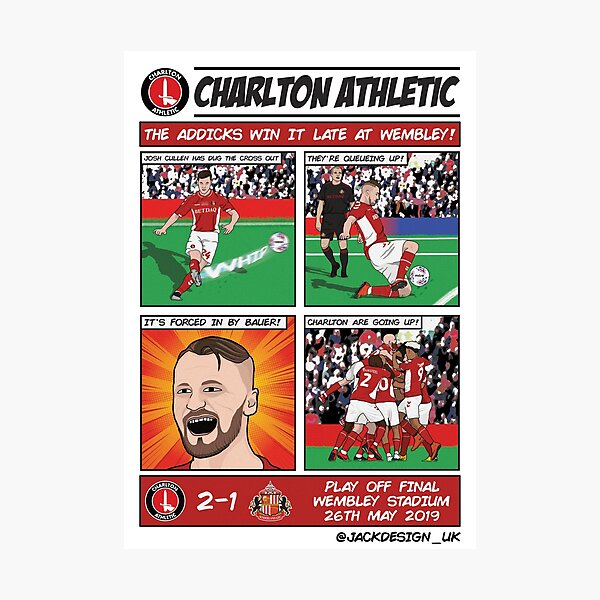 Charlton Play Off Winners Photographic Print