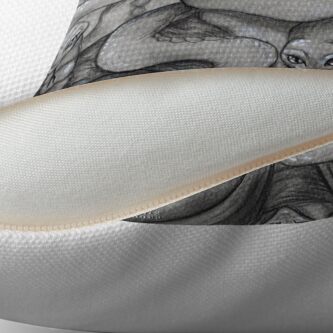 Alternate view of And Meg's Scarier Ones Throw Pillow