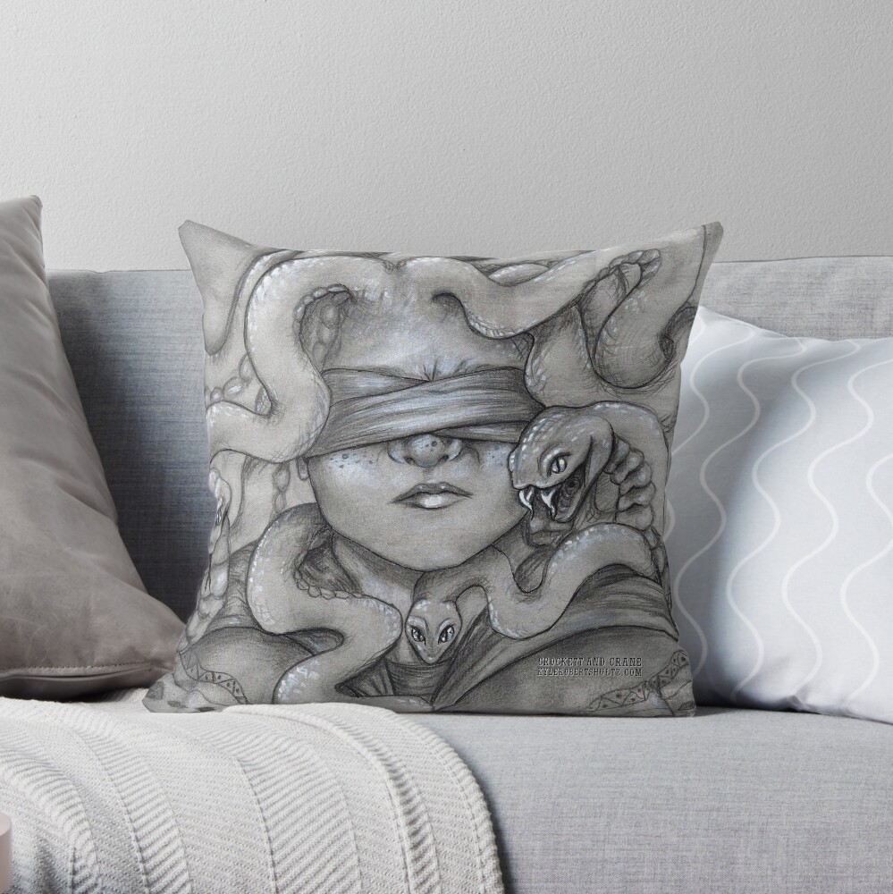 And Meg's Scarier Ones Throw Pillow