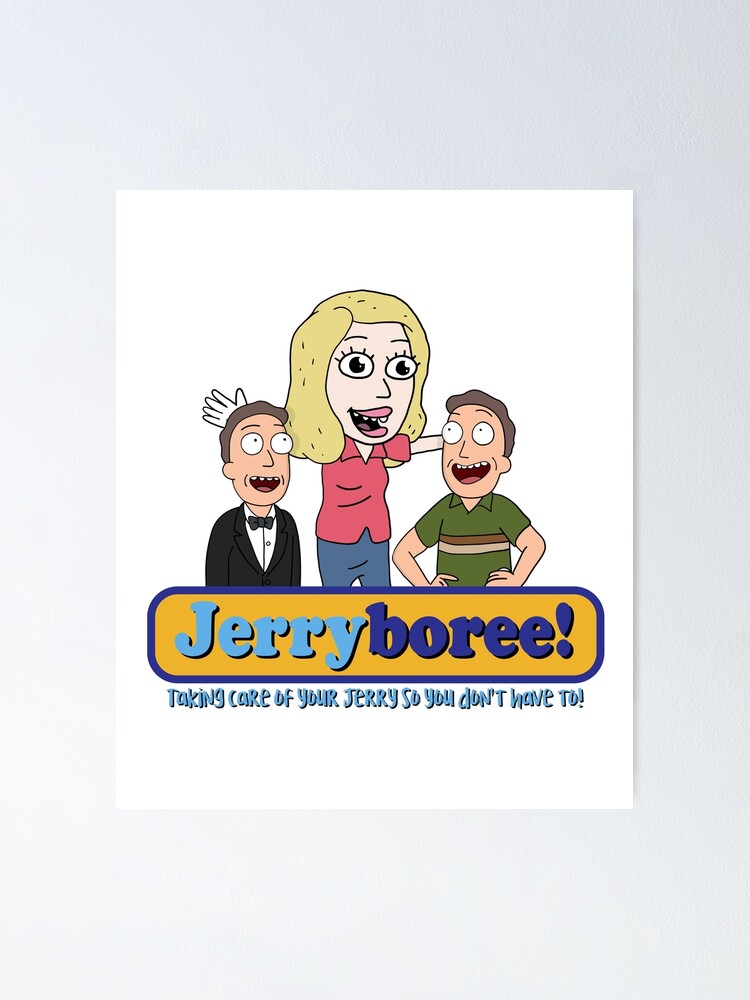 Alternate view of Jerryboree - Jerry Daycare inspired by Rick and Morty Poster
