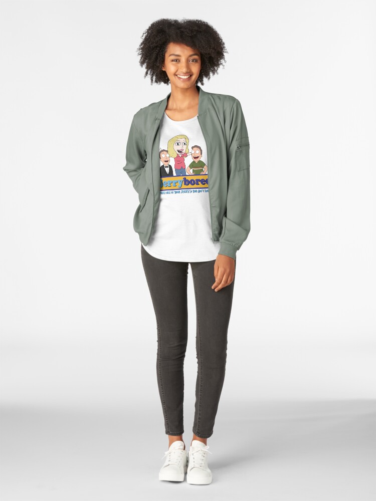 Alternate view of Jerryboree - Jerry Daycare inspired by Rick and Morty Premium Scoop T-Shirt