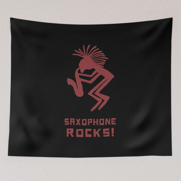 Item preview, saxophone rocks designed and sold by petroglyphe.