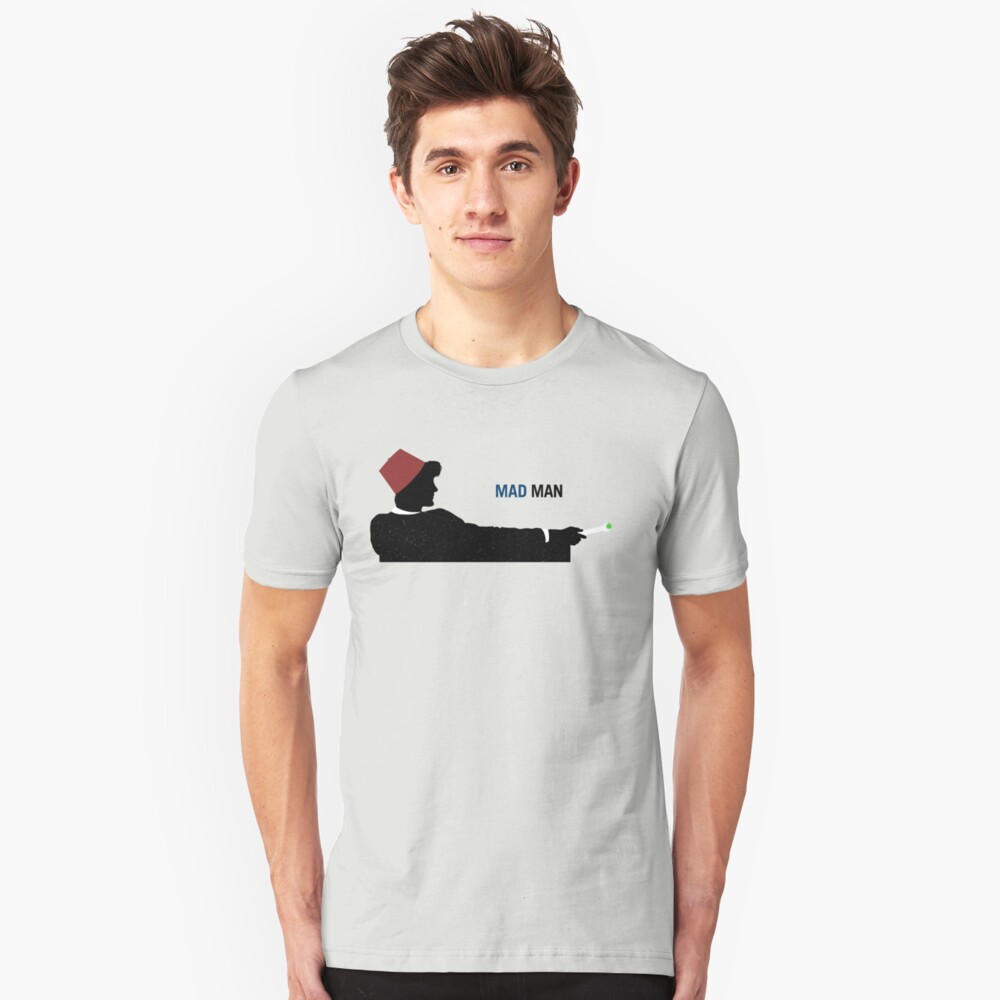 Mad Man (with a Box) Slim Fit T-Shirt